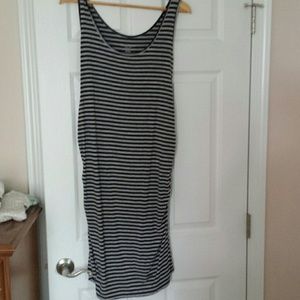 SZ L Liz Lange maternity stripe dress